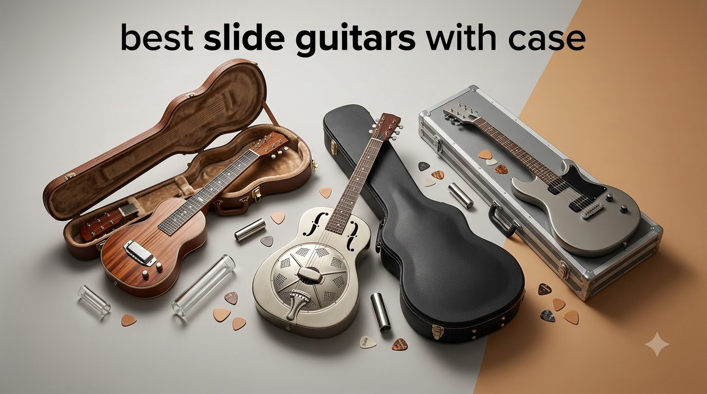 best slide guitars with case