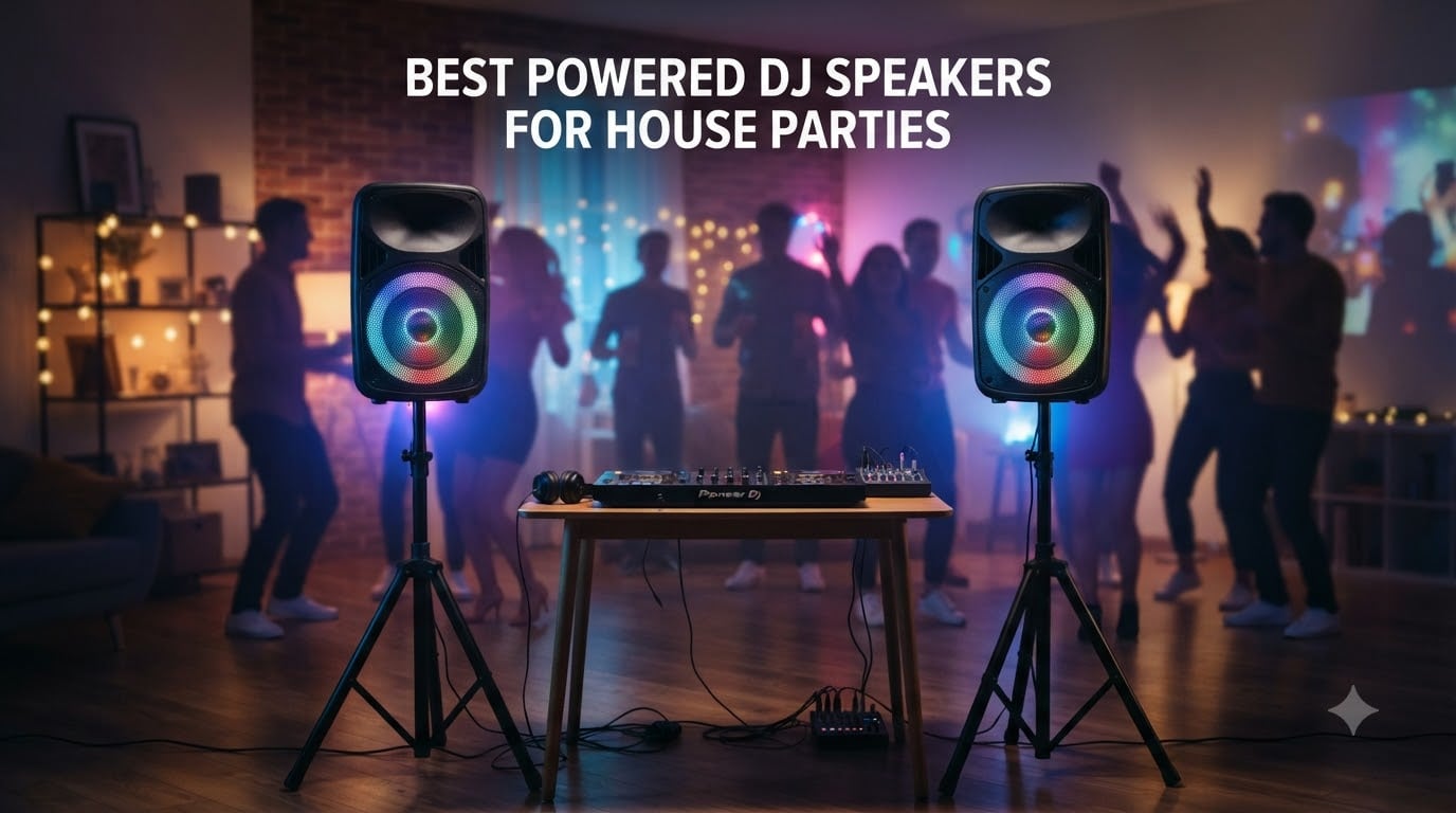 best powered dj speakers for house parties