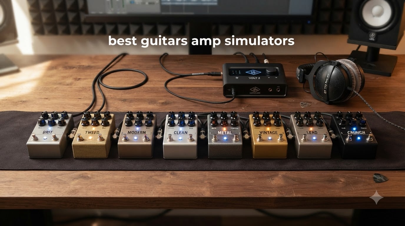 best guitars amp simulators