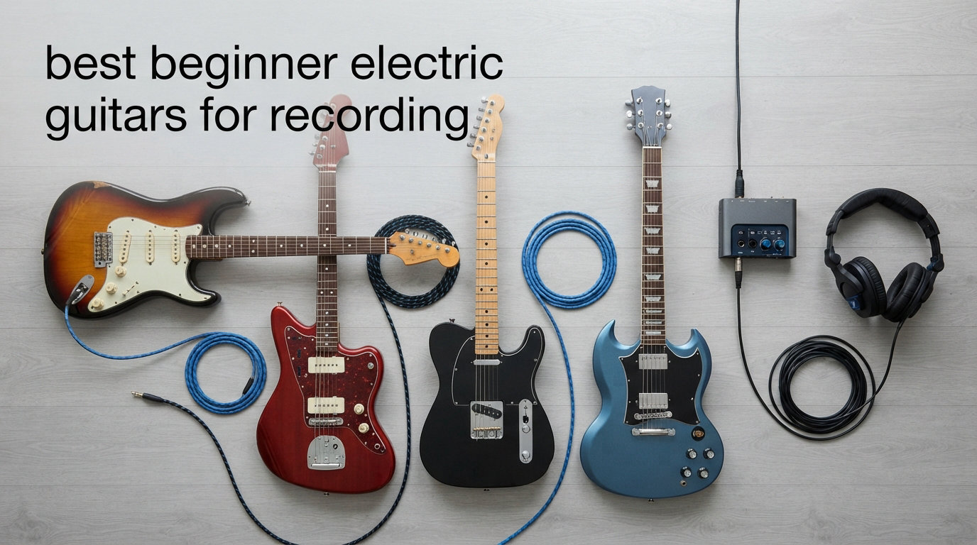 best beginner electric guitars for recording