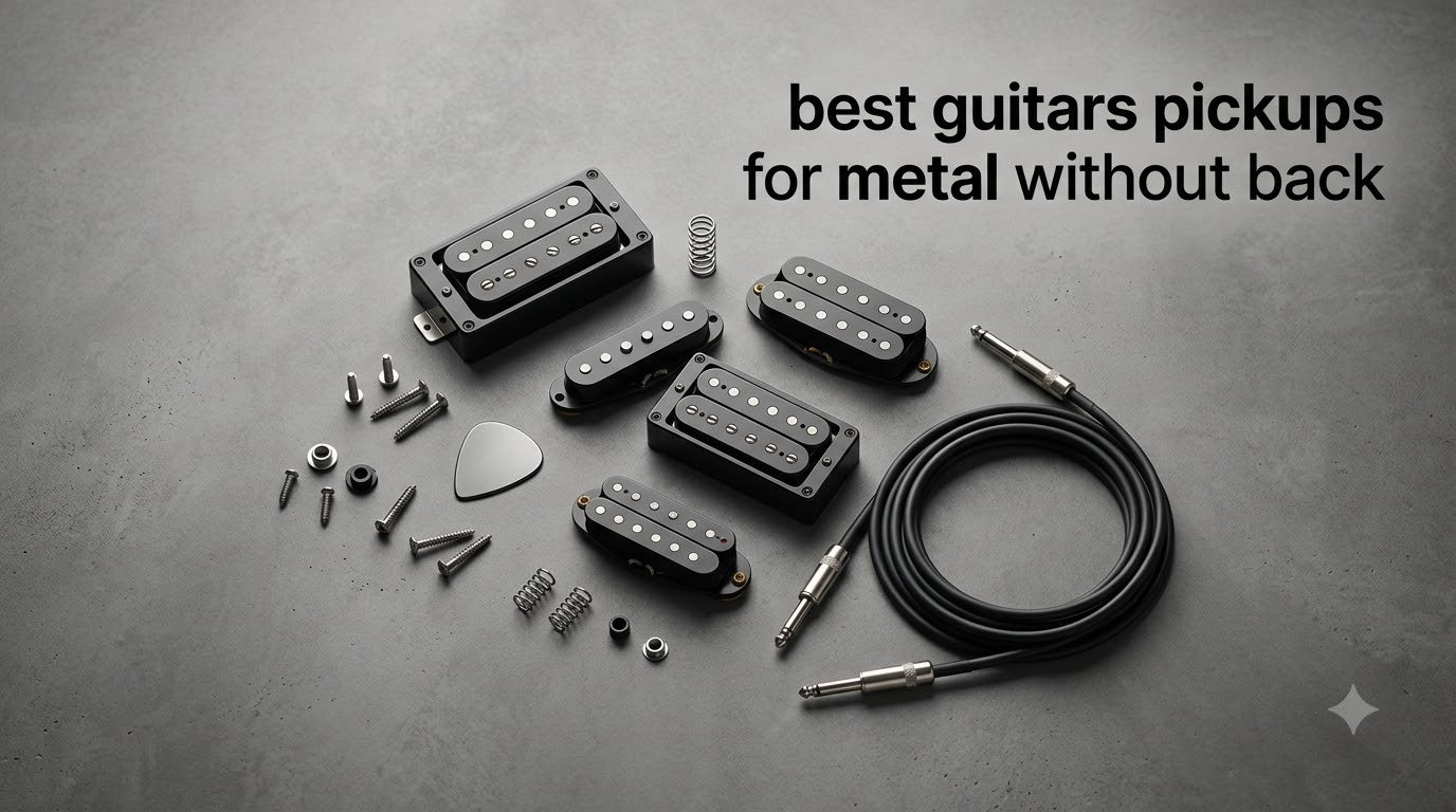 best guitars pickups for metal without back