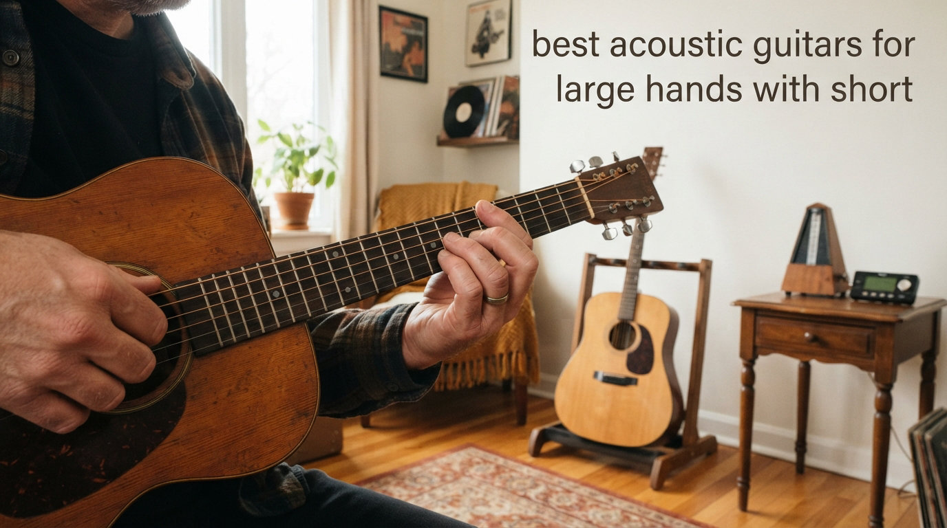 best acoustic guitars for large hands with short