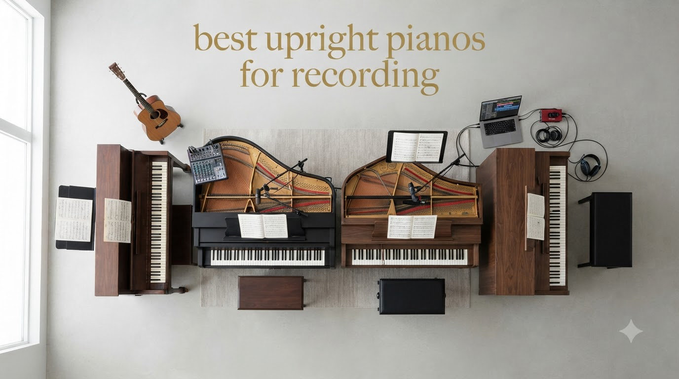 best upright pianos for recording