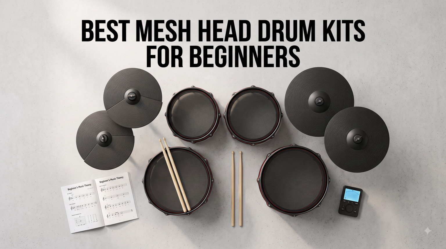 best mesh head drum kits for beginners