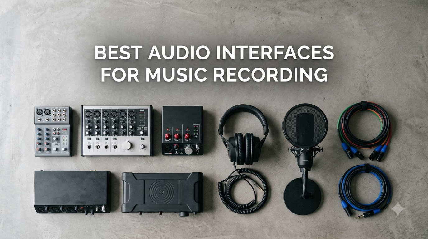 best audio interfaces for music recording
