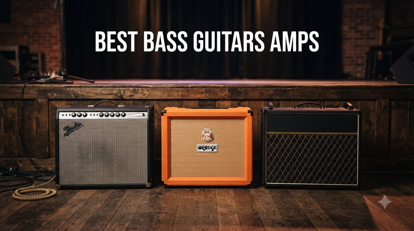 best bass guitars amps