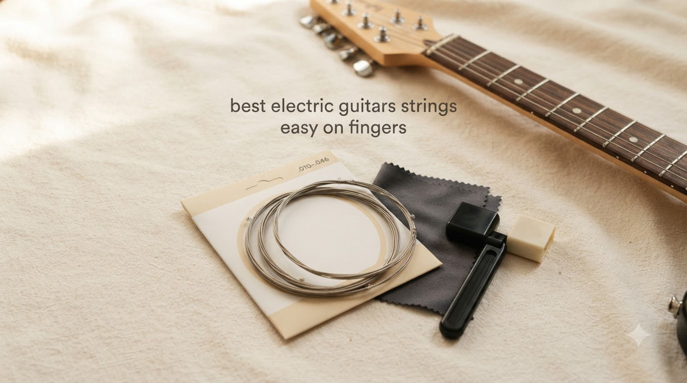 best electric guitars strings easy on fingers