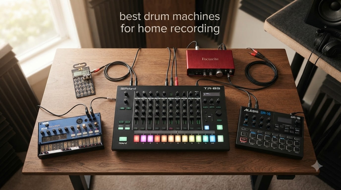 best drum machines for home recording