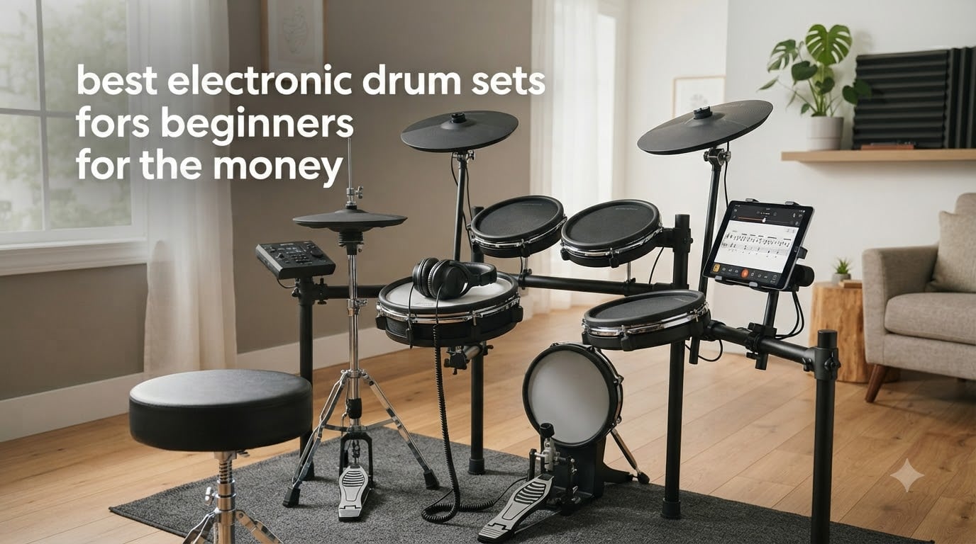 best electronic drum sets for beginners for the money