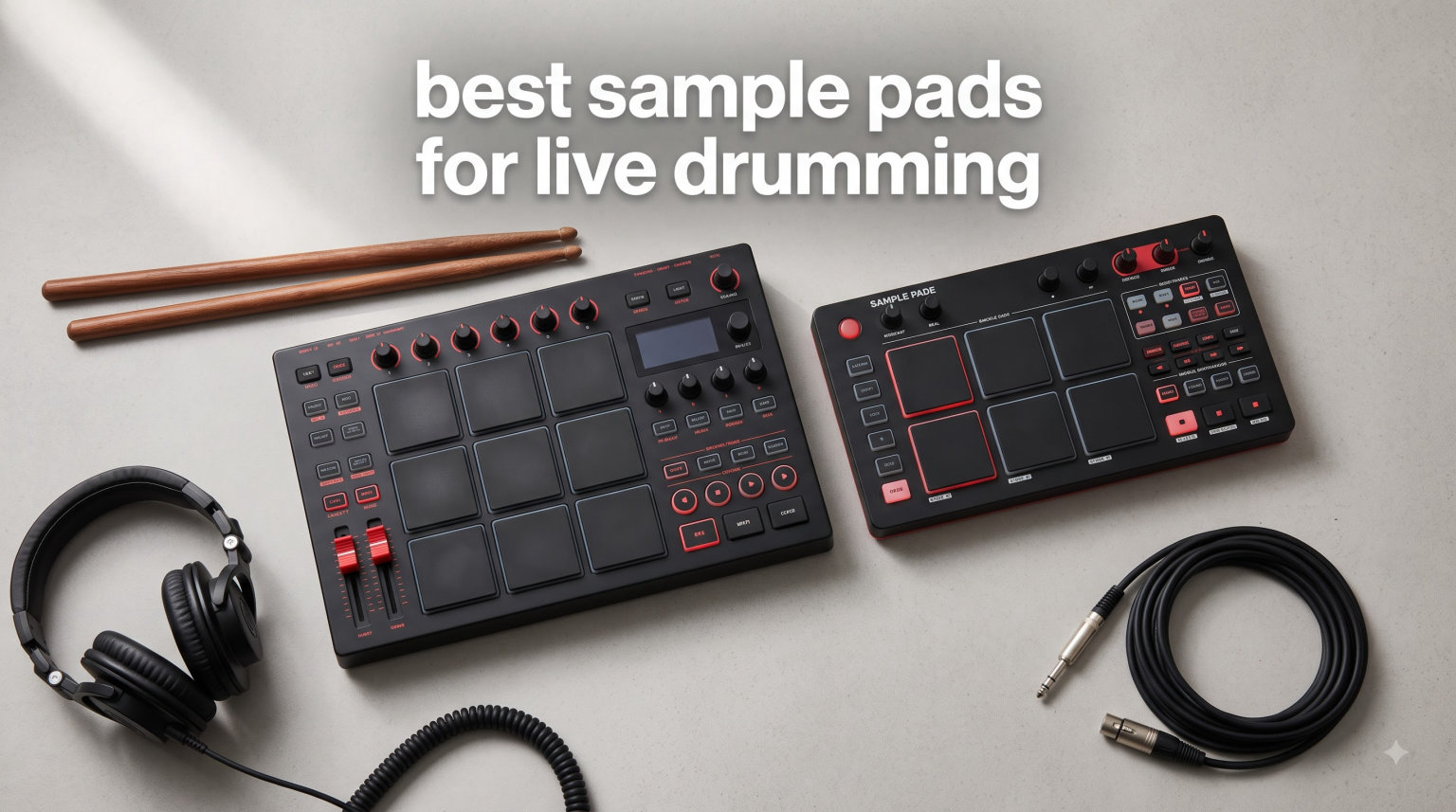 best sample pads for live drumming