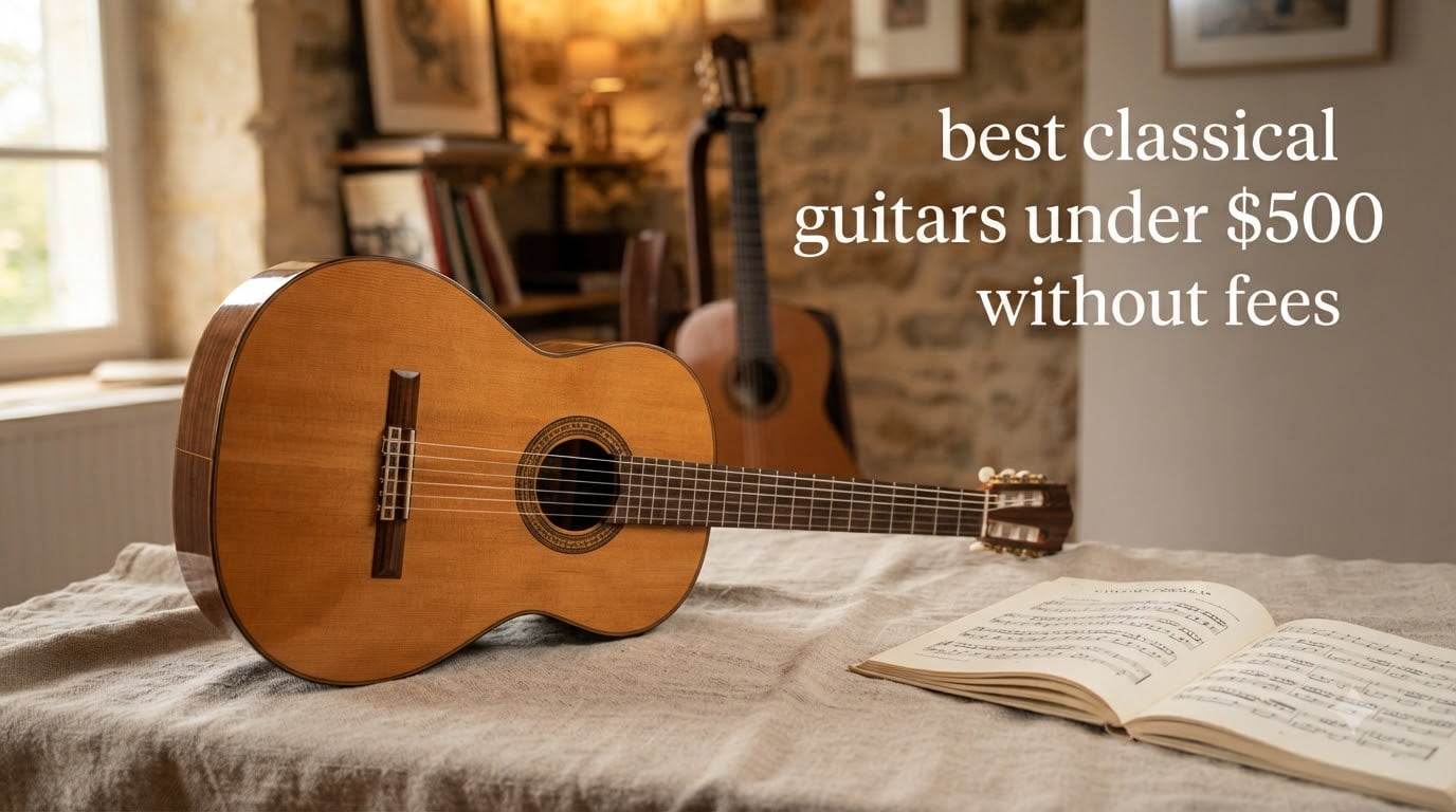 best classical guitars under $500 without fees