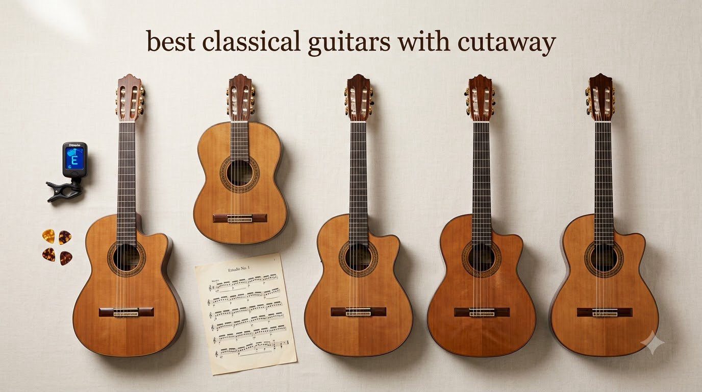 best classical guitars with cutaway
