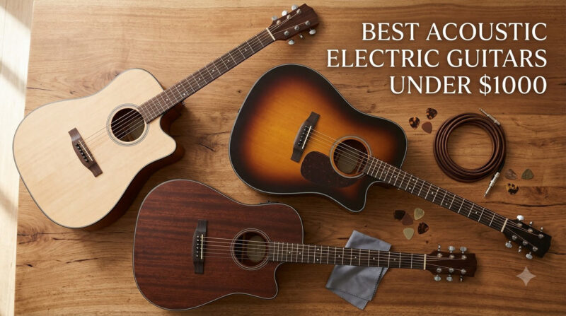 best acoustic electric guitars under $1000