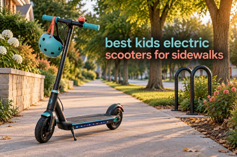 best kids electric scooters for sidewalks