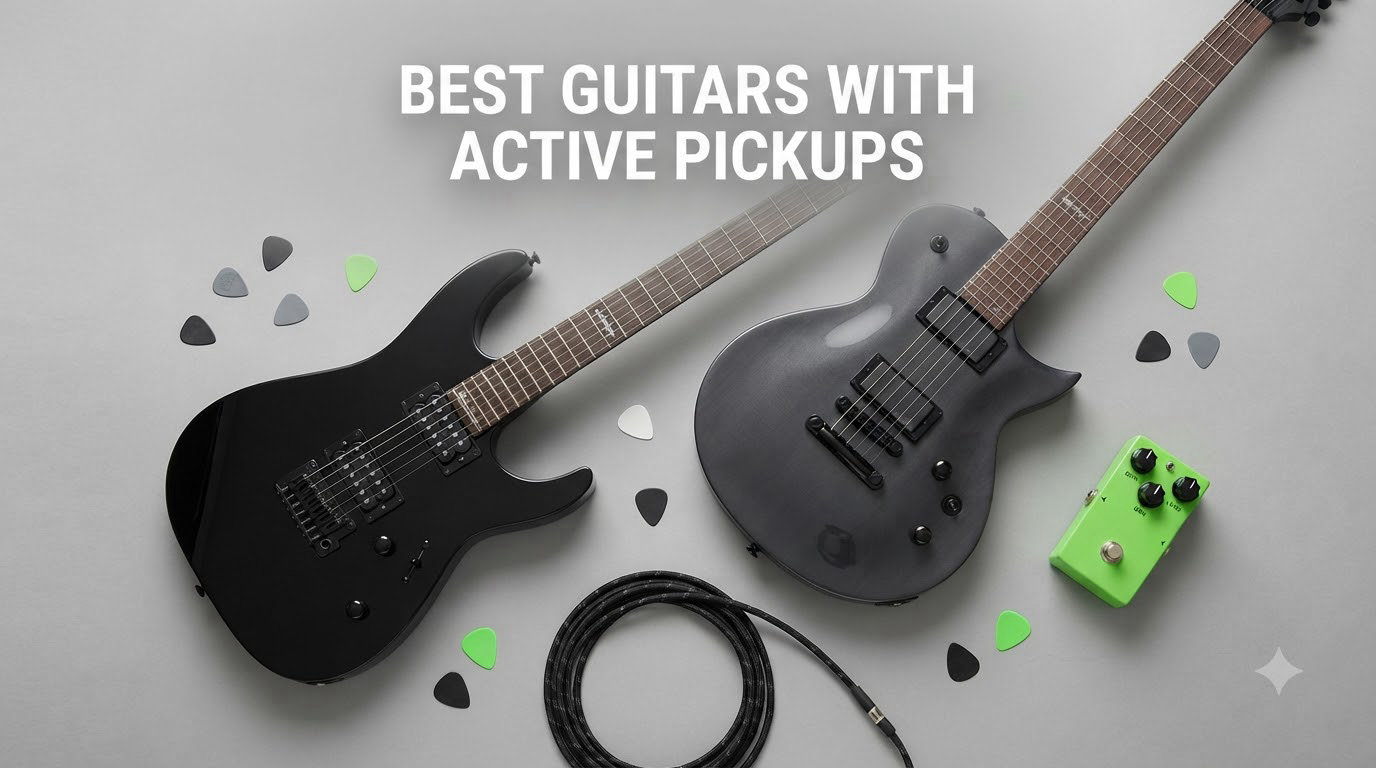 best guitars with active pickups
