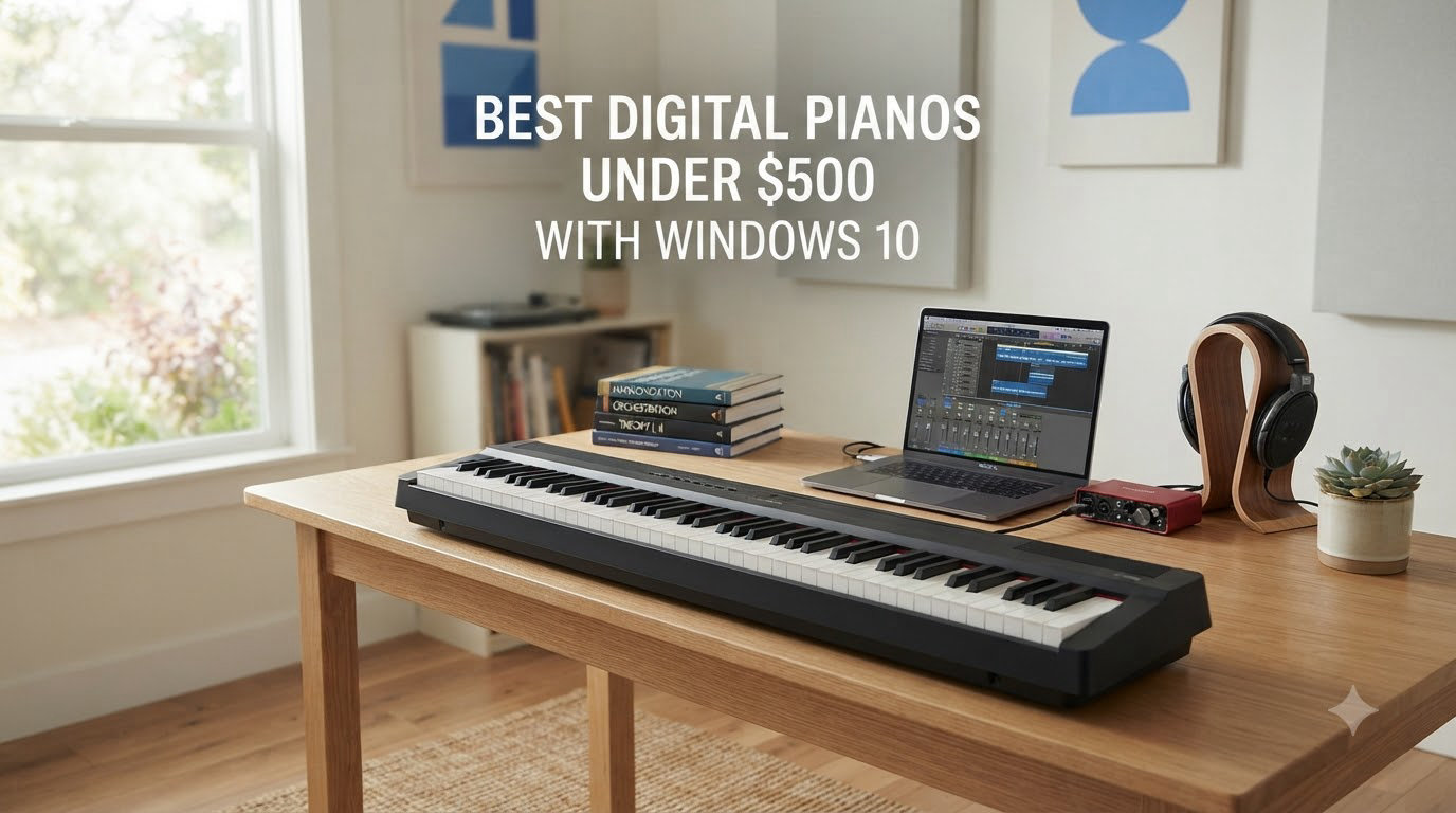 best digital pianos under $500 with windows 10
