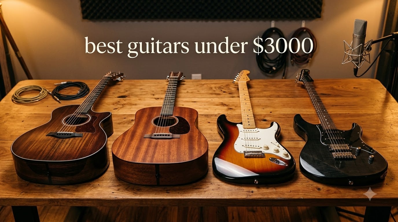 best guitars under $3000