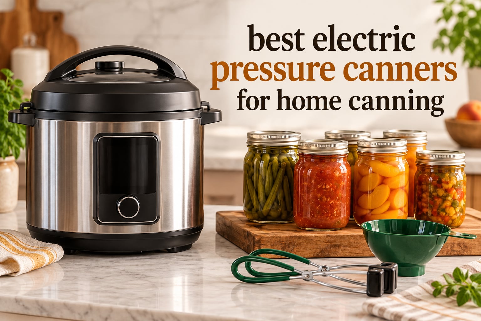 best electric pressure canners for home canning