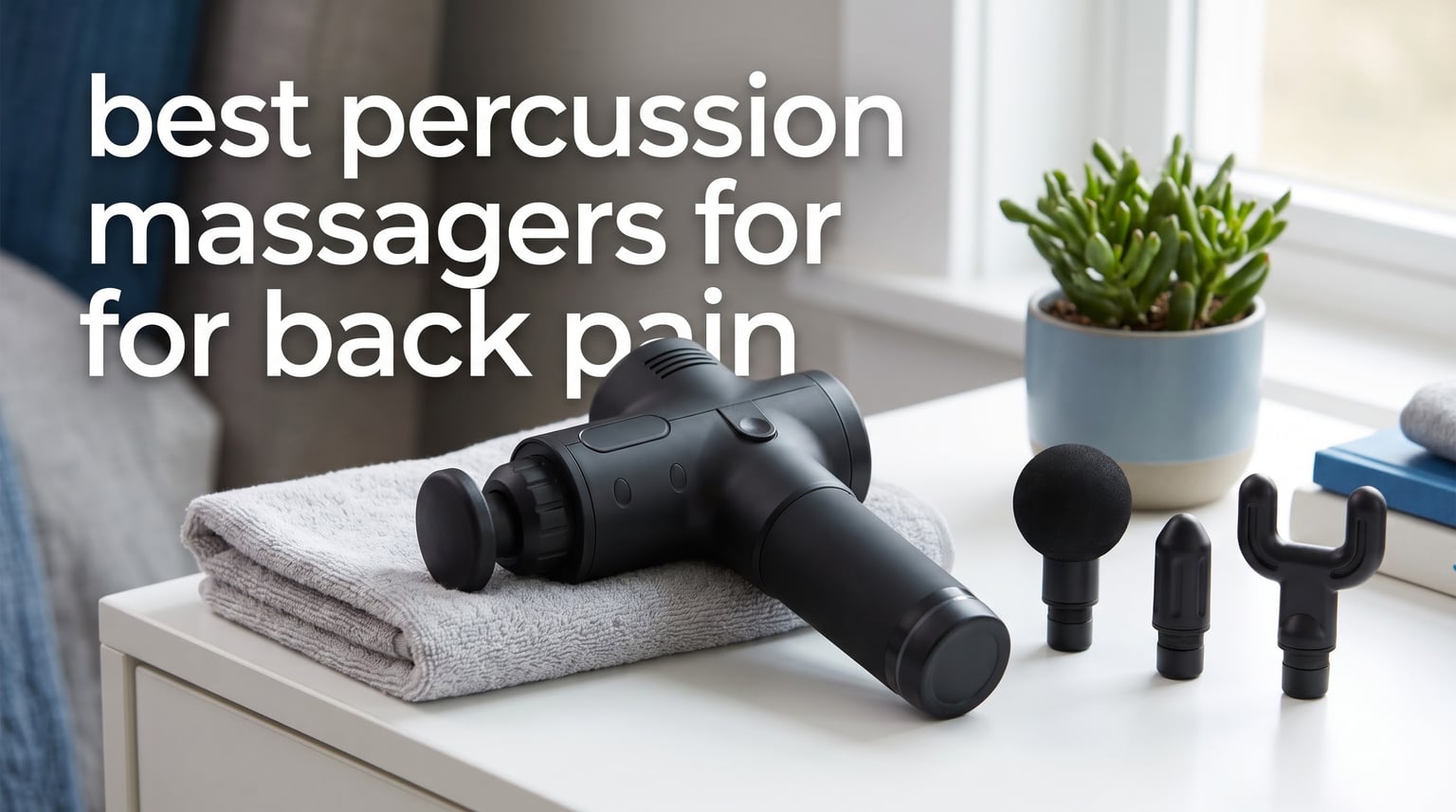 best percussion massagers for back pain