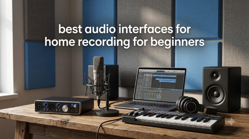best audio interfaces for home recording for beginners