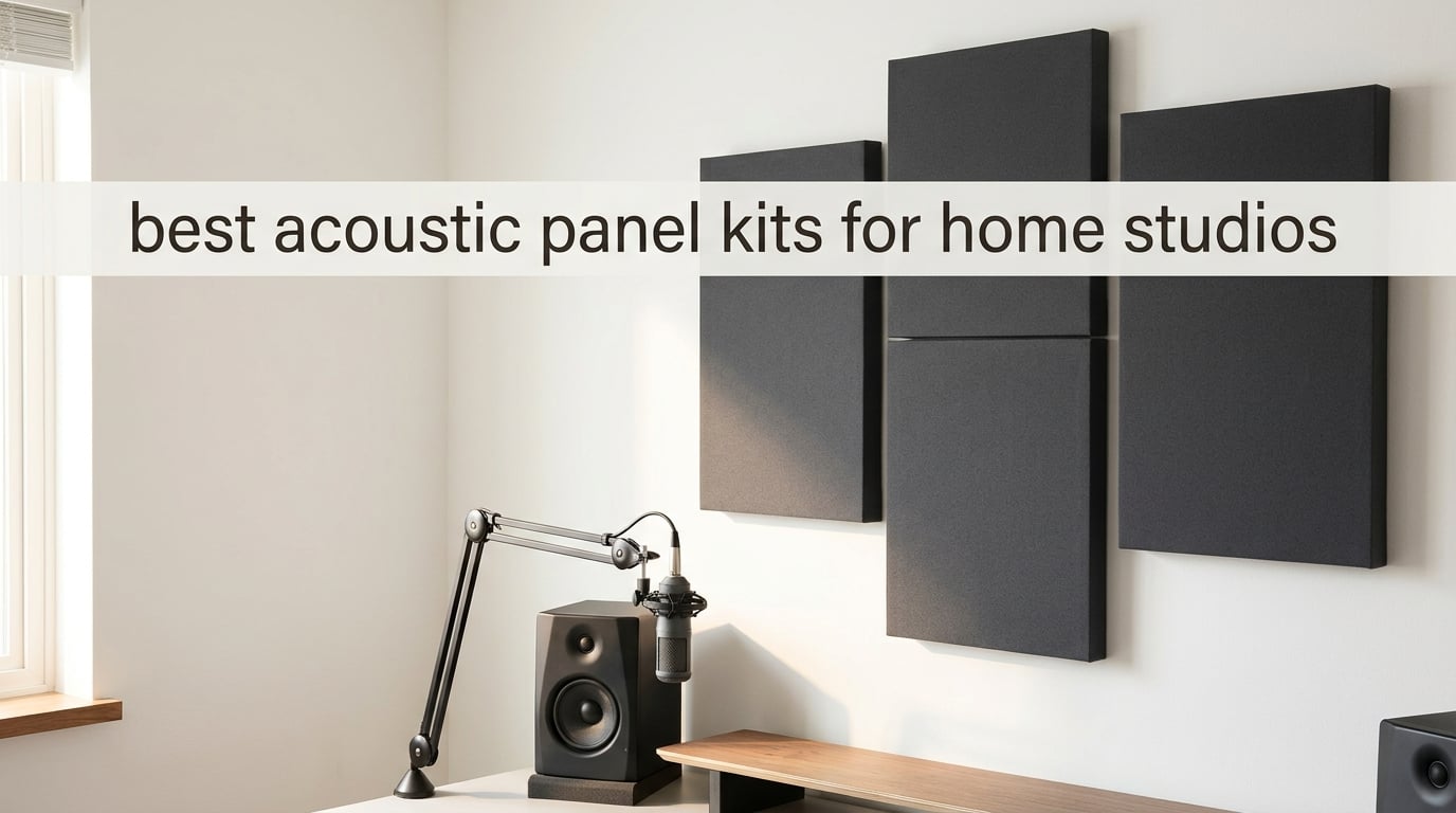 best acoustic panel kits for home studios