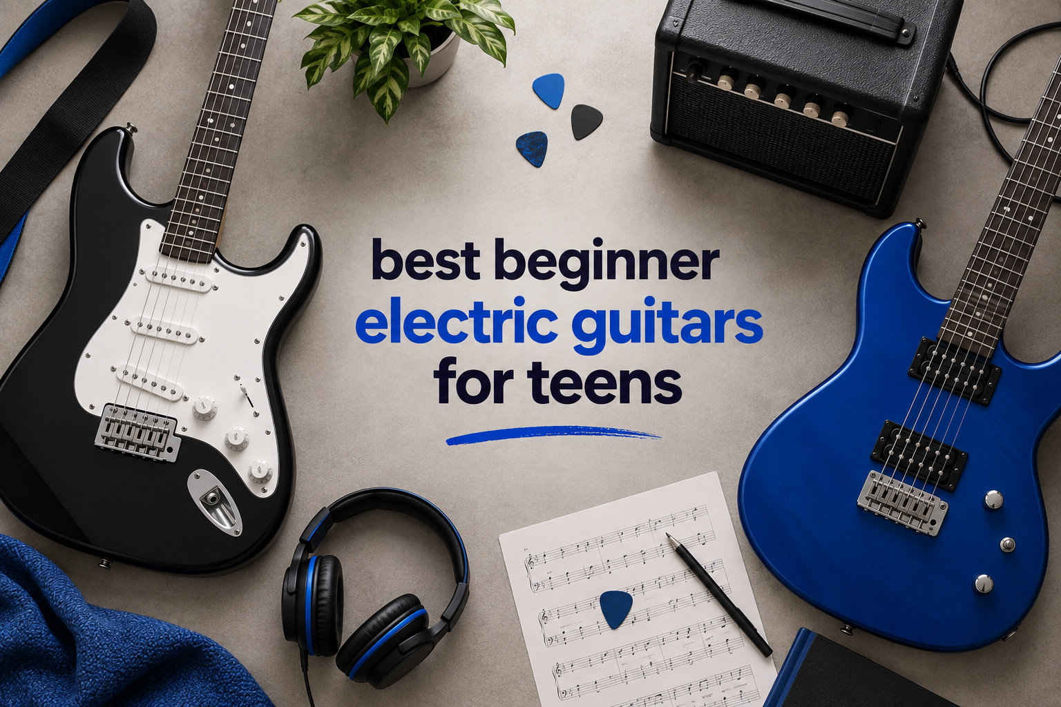 best beginner electric guitars for teens