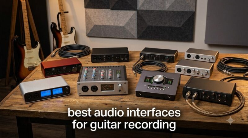 best audio interfaces for guitar recording