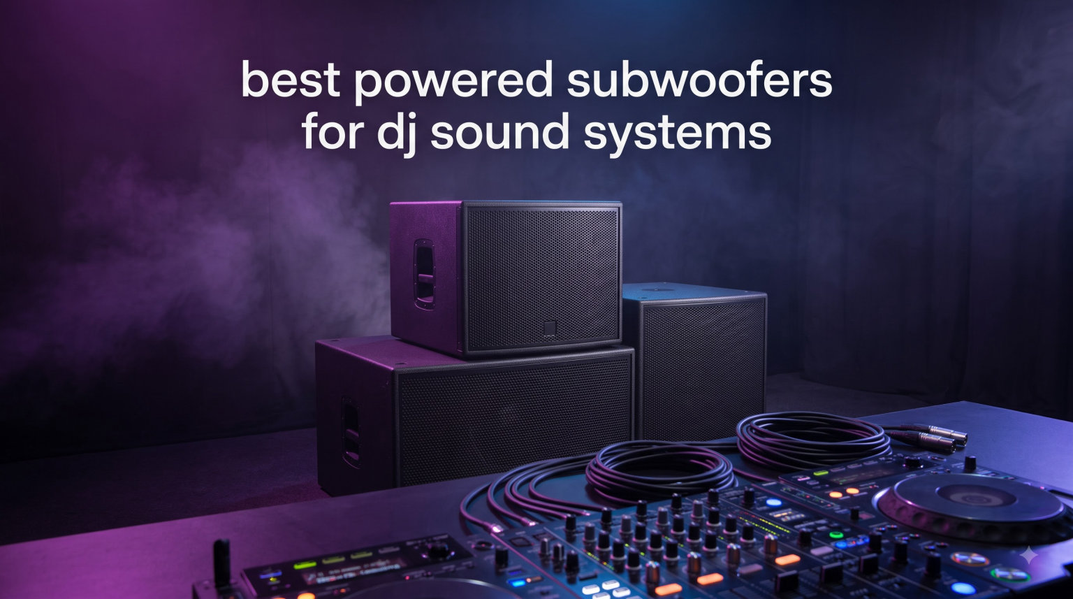 best powered subwoofers for dj sound systems