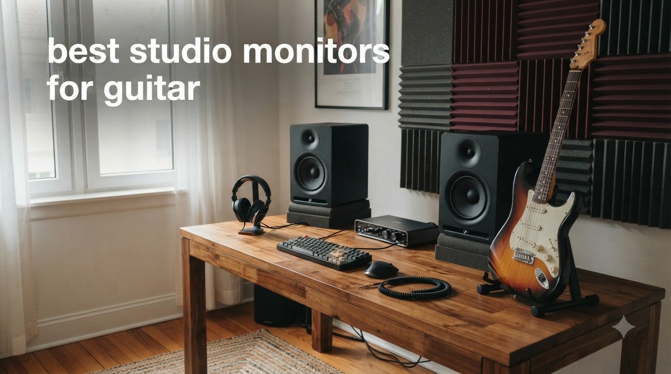 best studio monitors for guitar