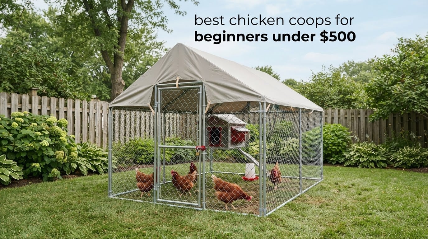 best chicken coops for beginners under $500