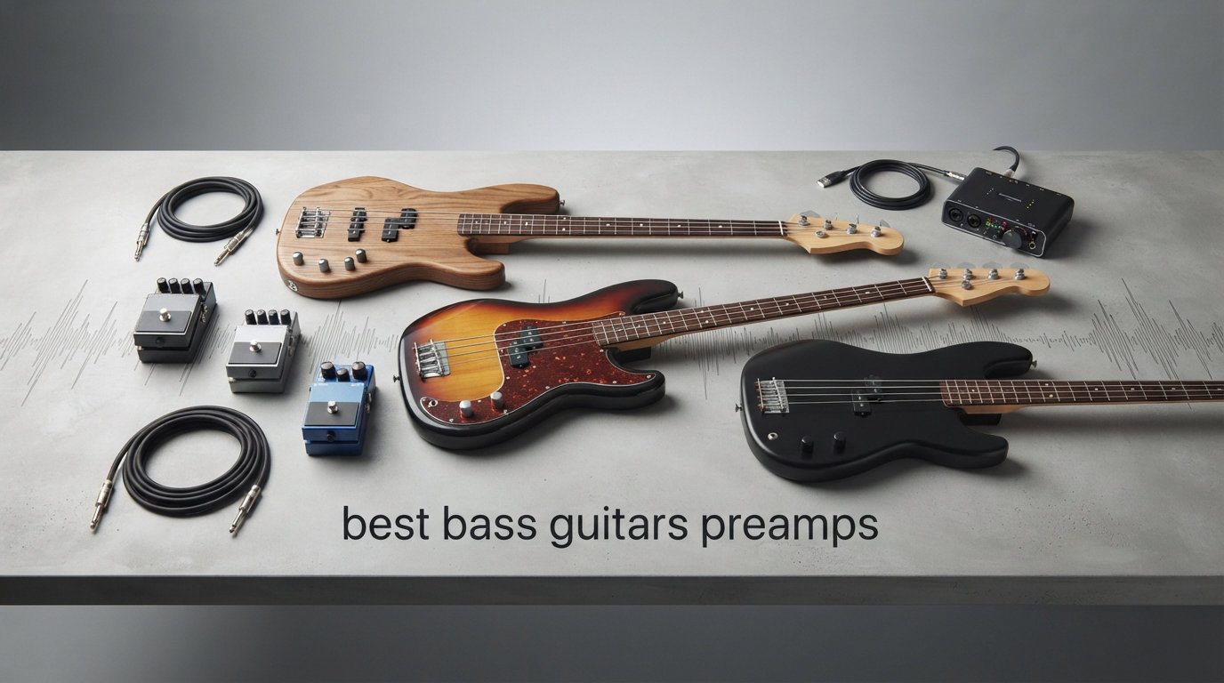best bass guitars preamps