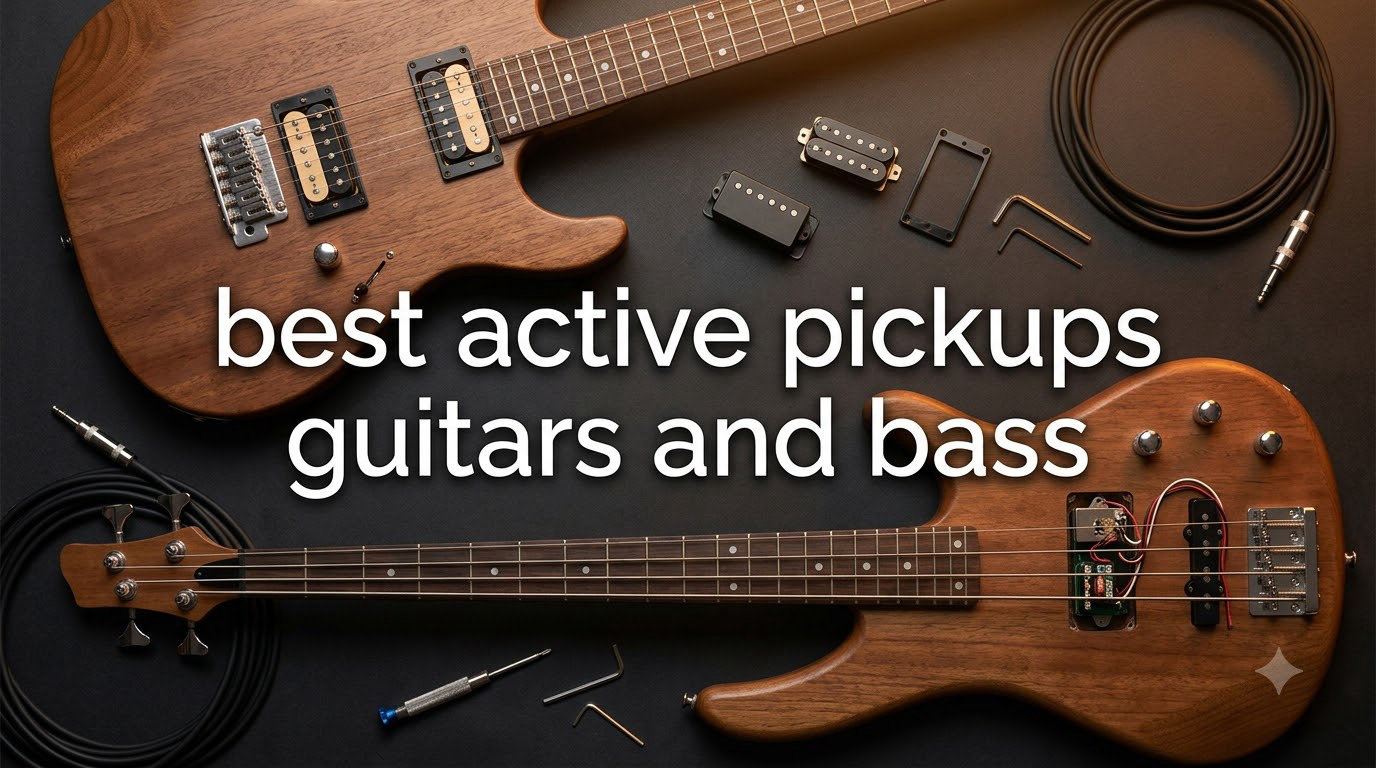 best active pickups guitars and bass