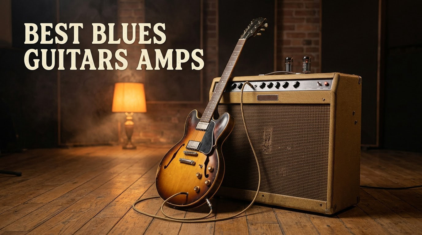 best blues guitars amps