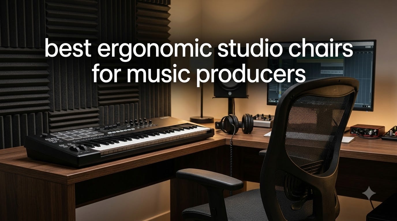 best ergonomic studio chairs for music producers