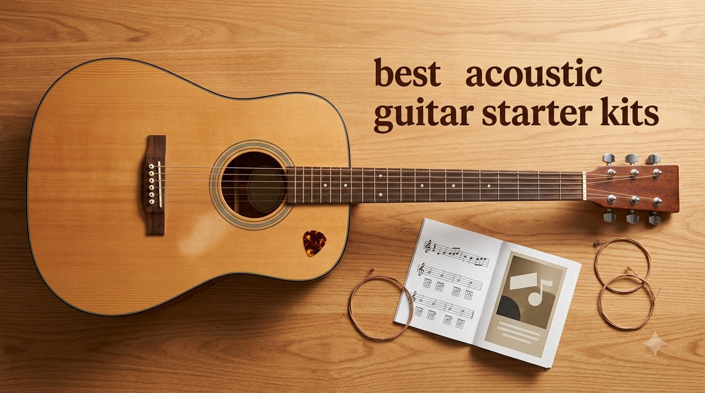 best acoustic guitar starter kits