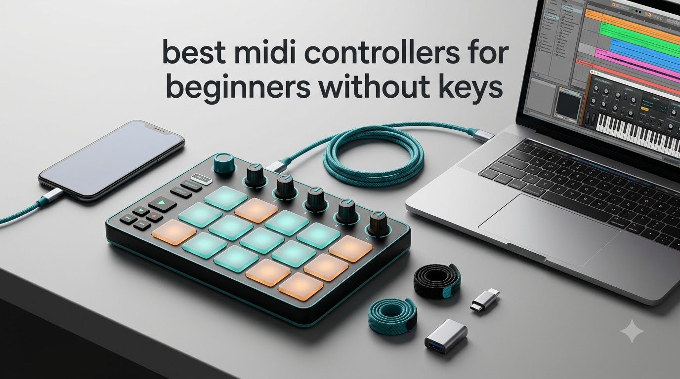 best midi controllers for beginners without keys