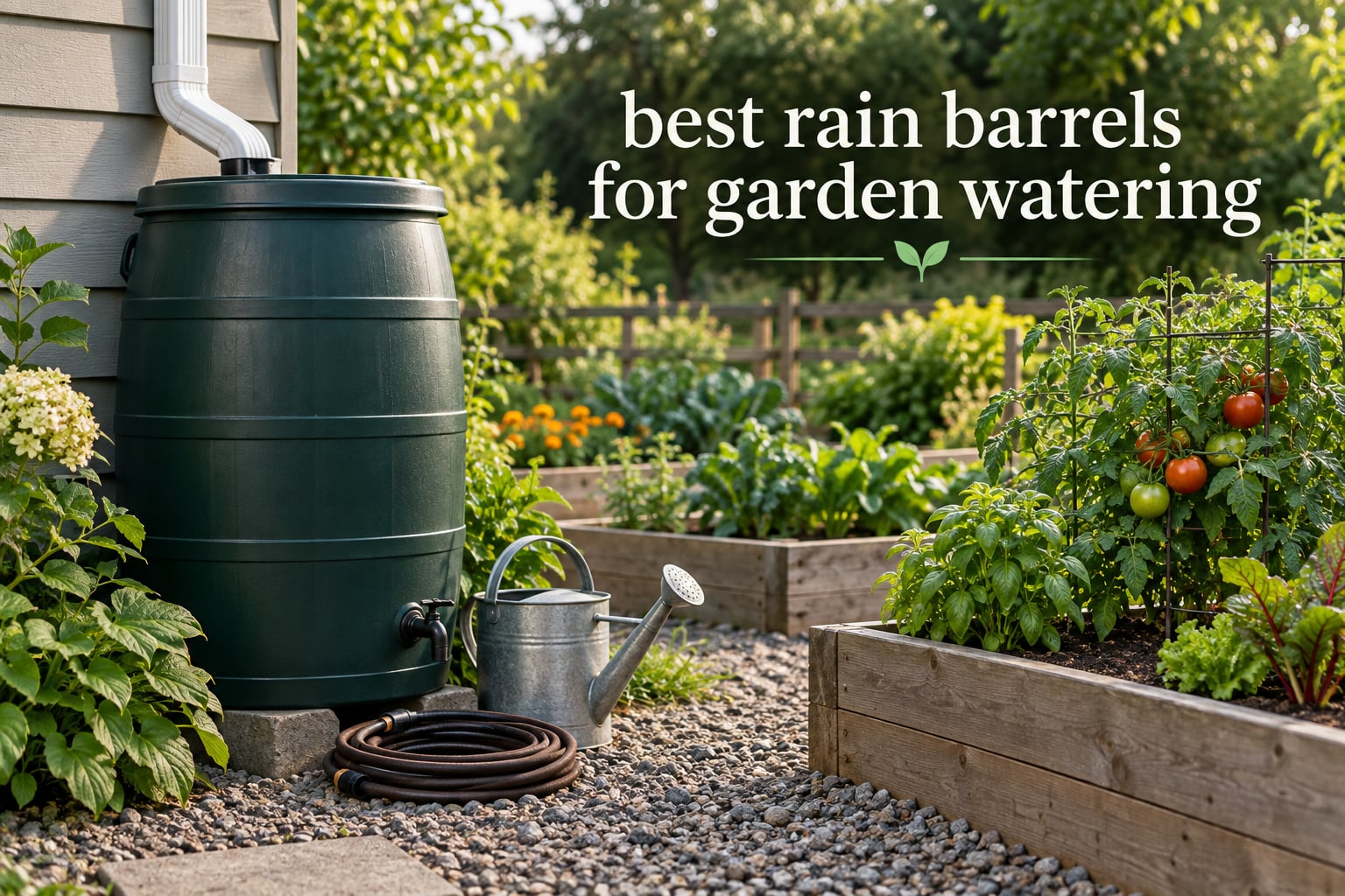 best rain barrels for garden watering