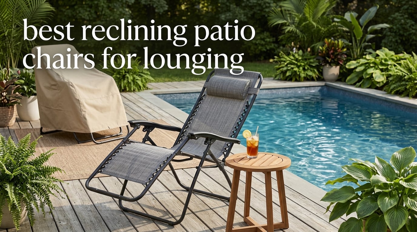best reclining patio chairs for lounging