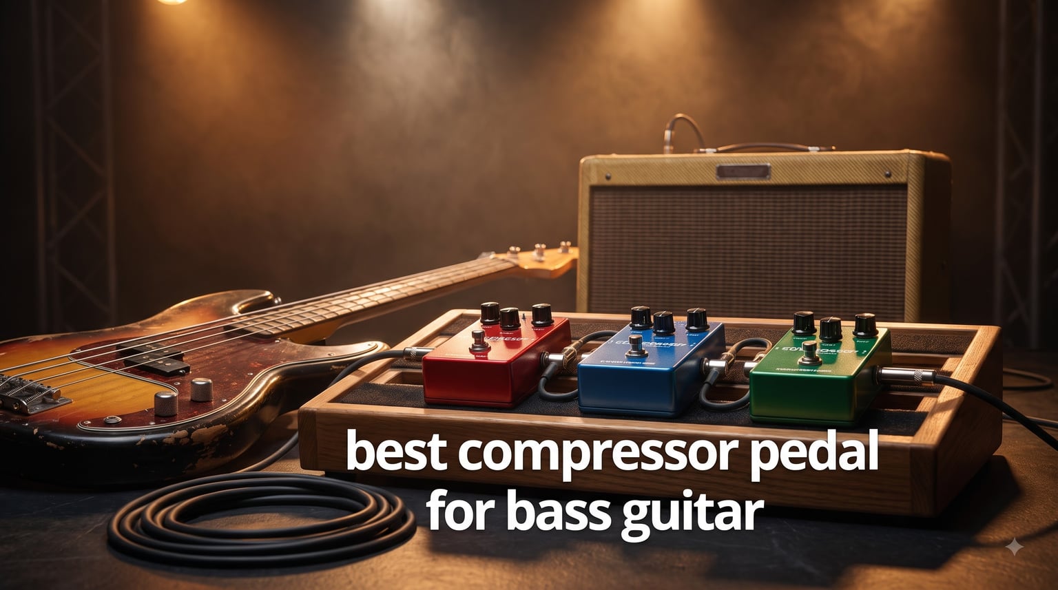 best compressor pedal for bass guitar