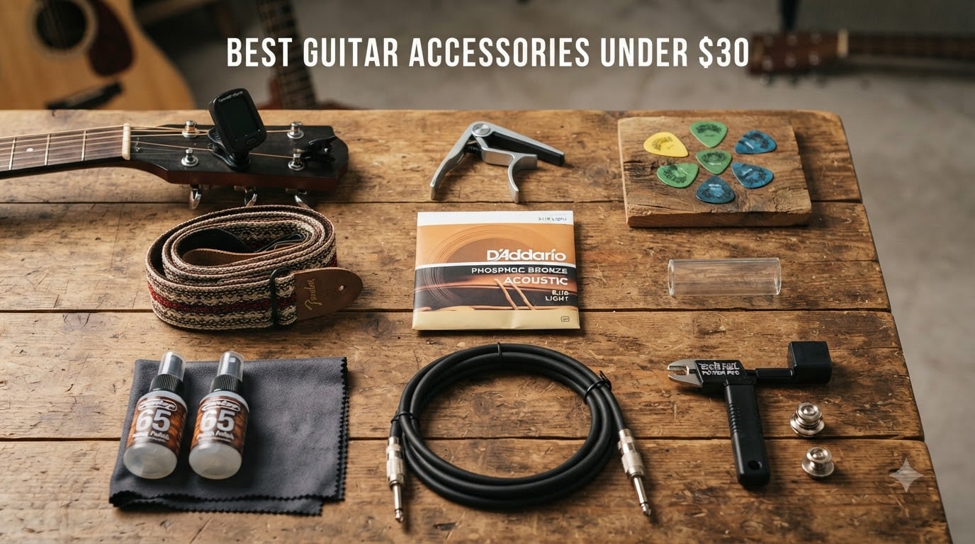 best guitar accessories under $30