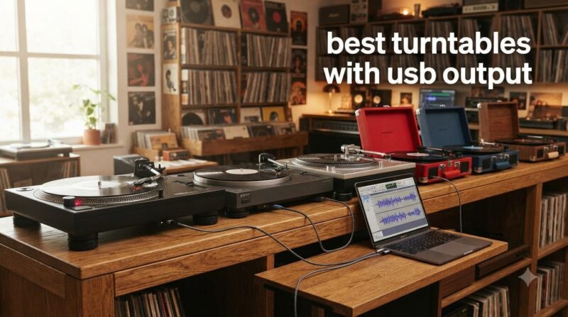 best turntables with usb output