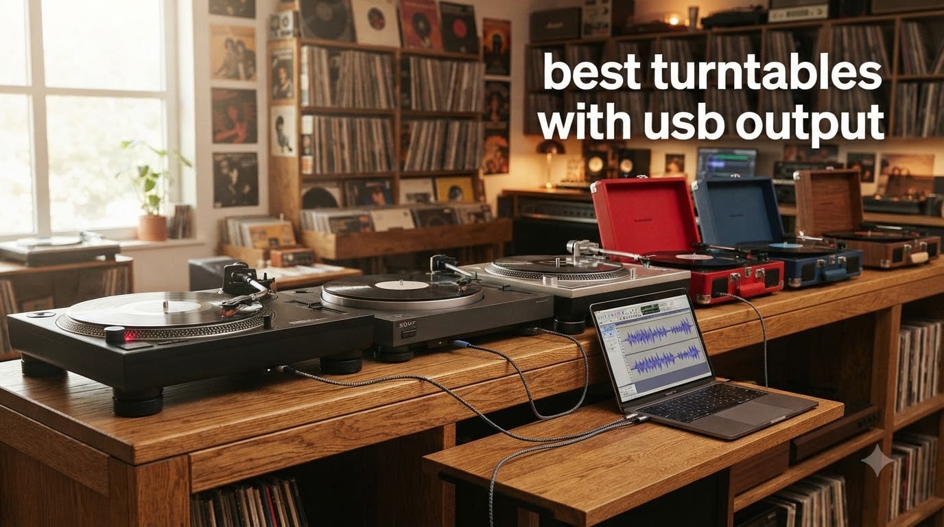 best turntables with usb output