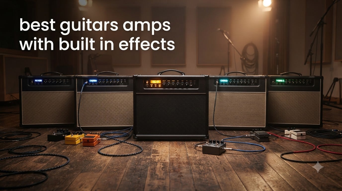 best guitars amps with built in effects