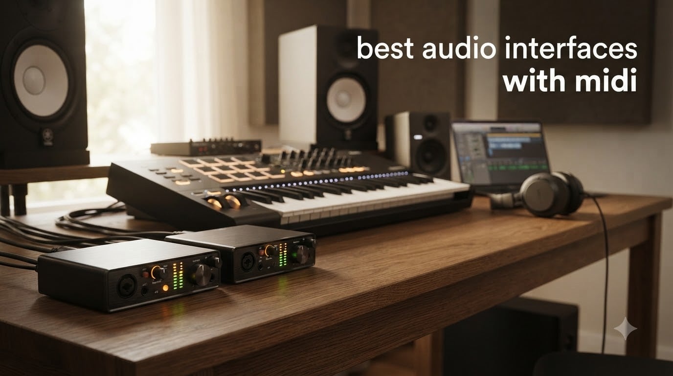best audio interfaces with midi
