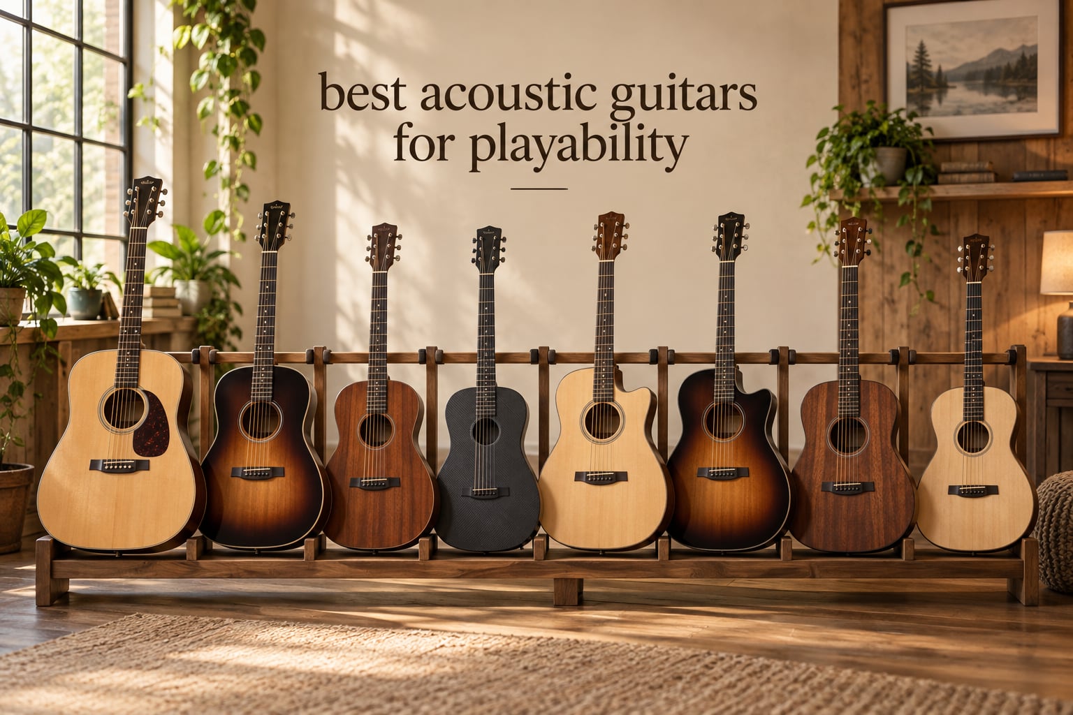 best acoustic guitars for playability