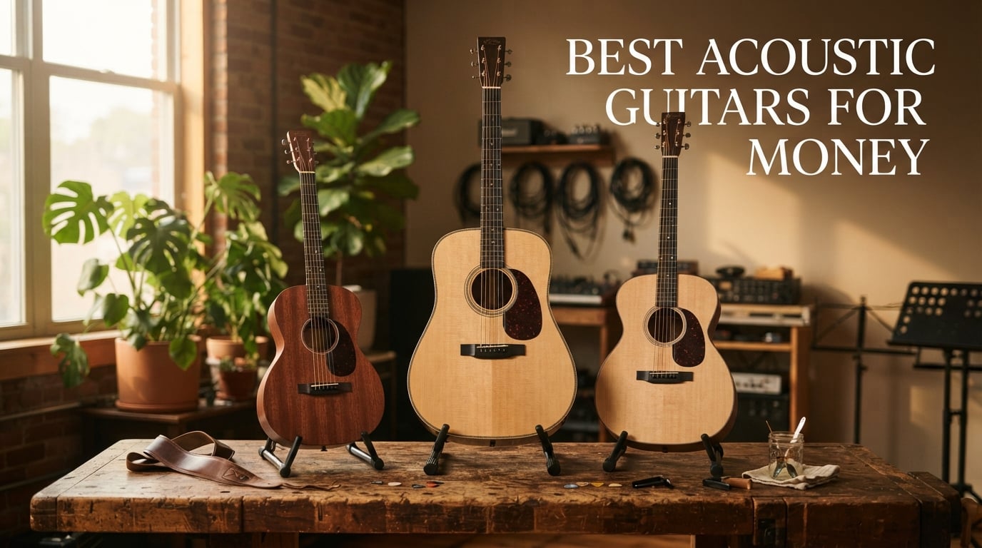 best acoustic guitars for money