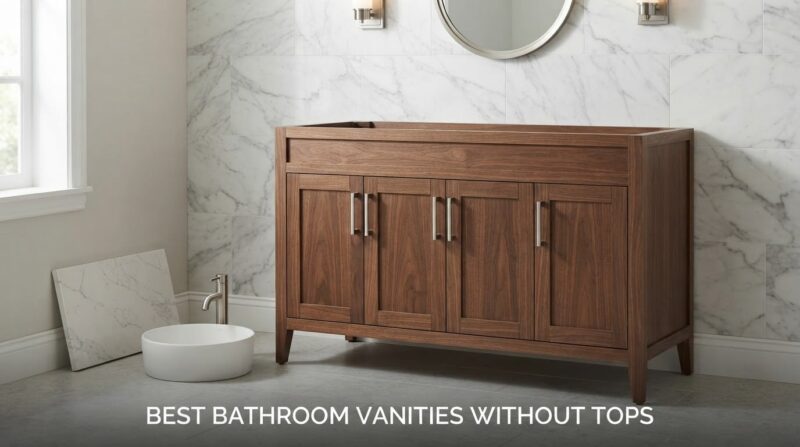 best bathroom vanities without tops