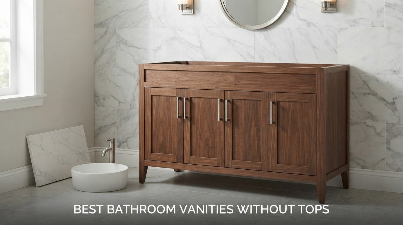 best bathroom vanities without tops