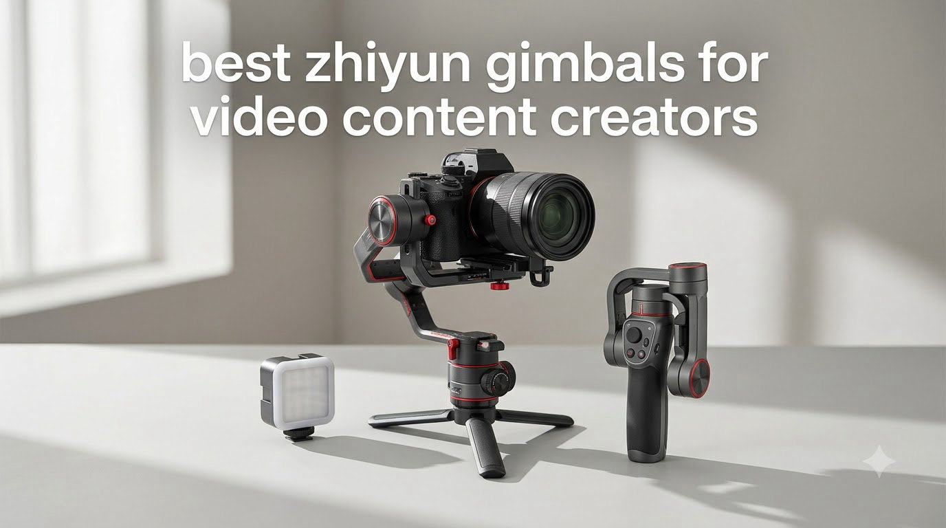 best zhiyun gimbals for video content creators