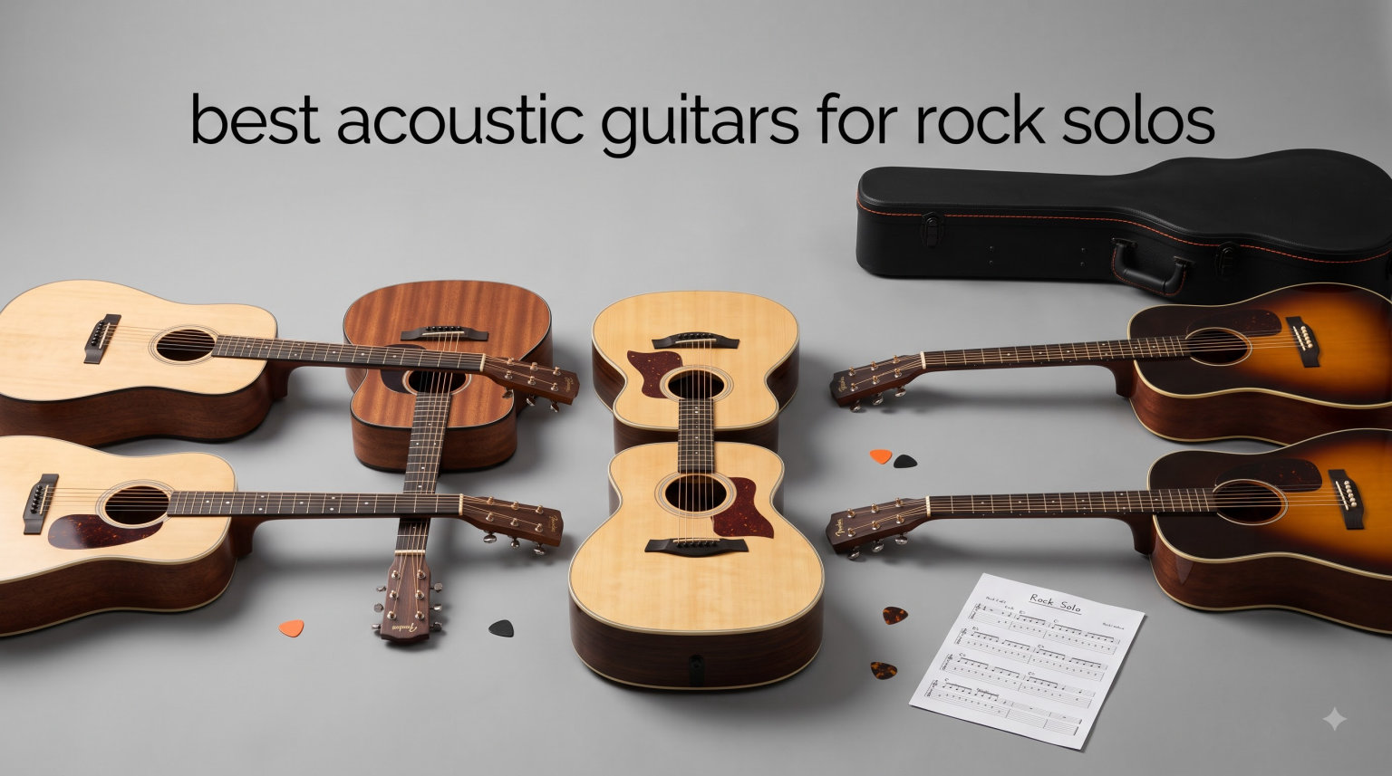 best acoustic guitars for rock solos